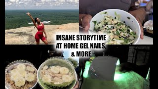 INSANE STORYTIME AT HOME GEL NAILS amp MORE [upl. by Hailat]