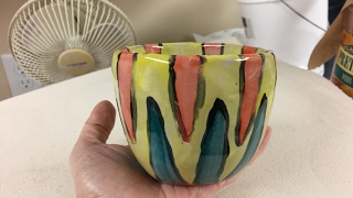 Glazing with Majolica Glazes Tips and Demonstration [upl. by Loftus]