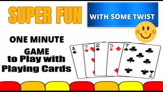 Kitty Party Game Using Playing Cards  1 Minute Game  KITTY GAMES LATEST Ladies Kitty party game [upl. by Eerac555]