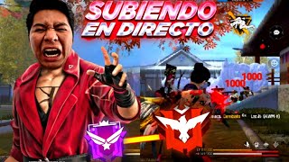 FREE FIRE EN VIVO REGION EEUU💎💎 SUBIENDO A GRAN MAESTRO [upl. by Senga]