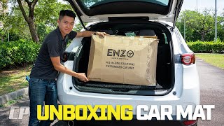 Unboxing ENZO Car Mat in my Mazda CX8 Mid Plus《新車日記》第一集  開箱地毯 [upl. by Holden]