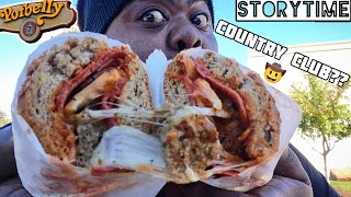 STORYTIME COUNTRY CLUB FIRST TIME GOING 🤠🤣 Potbellys Mukbang🥪🍕🤤 [upl. by Ahsuatal112]