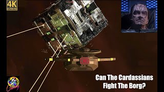 Cardassian Fleet VS TACTICAL CUBE  Borg Star Trek Ship Battles  Bridge Commander [upl. by Secor]