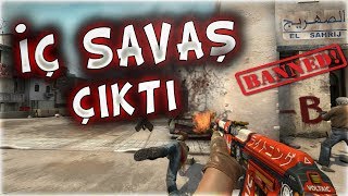 İÇ SAVAŞ ÇIKTI ALAYIMIZ BAN YEDİK  CSGO REKABETÇİ [upl. by Vivienne]