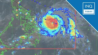 Typhoon Pepito continues to ‘rapidly intensify’ Signal No 2 over 3 areas  INQToday [upl. by Quartas]