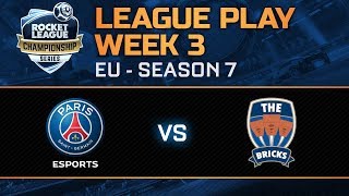 RLCS League Play Week 3  PSG Esports vs The Bricks [upl. by Isaak263]