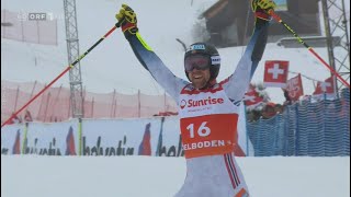 Aleksander Aamodt Kilde Adelboden 2024 2Platz [upl. by Thursby]