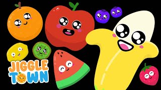 Fruit Sensory  Cute Dancing Fruits Animation [upl. by Nimaynib259]