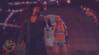 Mr amp Mrs Taker WWE 2K24 Entrance Michelle McCool and Undertaker [upl. by Aerdnaxela]