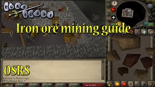 Runescape 2007 Iron mining GuideDorgeshKaan mine [upl. by Arjan]