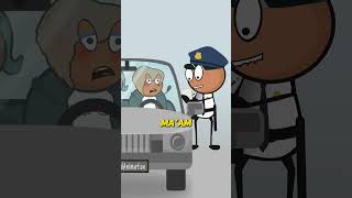 Officer Friendly is SAVAGE 🤣 animationmemes 4kmeme [upl. by Ccasi]