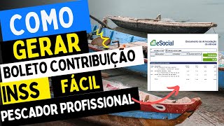 COMO EMITIR GPS BOLETO DE CONTRIBUIÇÃO DO PESCADOR ARTESANAL [upl. by Tezzil]