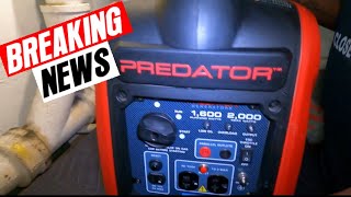 PREDATOR 2000 GENERATOR FIRST OIL CHANGE cars fypシ shorts [upl. by Nyrhtakyram54]