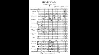 RimskyKorsakov  Scheherazade Op 35 Score [upl. by Anuaik]