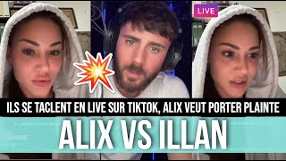 ALIX VS ILLAN 💥 ILS SE CLASHENT EN LIVE 😲 quotSI JAI PARLÉ CEST QUE JAI VU DES TRUCSquot [upl. by Maccarthy770]