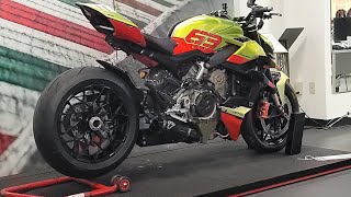 2023Ducati StreetfighterV4 Lamborghini Livery walkaround SUBSCRIBE motorcycleducati lamborghini [upl. by Yager]