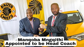 BREAKING NEWS▪︎Kaizer Chiefs Announced their New Head Coach  Manqoba Mngqithi in the House [upl. by Aihsile]