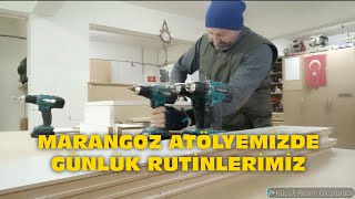 MARANGOZ ATÖLYEMİZDE GÜNLÜK RUTİNLERİMİZ  AHŞAP HOBİ [upl. by Mayes406]