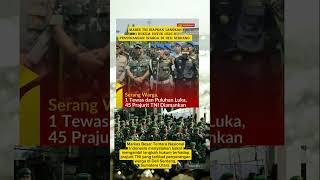 Mabes TNI Siapkan Langkah Hukum untuk Usut Penyerangan Warga di Deli Serdang❗❗ shorts tni berita [upl. by Rudolph138]