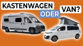 Der große Vergleich Van vs Kastenwagen [upl. by Ruelu413]