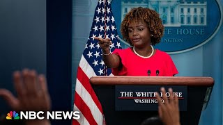 WATCH White House holds press briefing  NBC News [upl. by Agace]