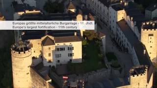 Die Festung Hohensalzburg aus der Luft  Fortress Hohensalzburg from above [upl. by Acinnad126]