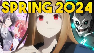 Watching ALL Spring 2024 Anime Trailers [upl. by Kyred]