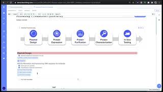 Live Benchling Product Demo  Antibody Production [upl. by Rella943]