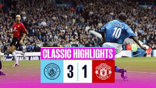 FEED THE GOAT  Man City 31 Man United  Classic Highlights [upl. by Anual]