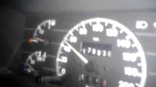 Fiat Tempra 19 TD 90 HP Acceleration 0100 kmh [upl. by Parrie]