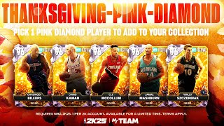 New locker code for a free Pink Diamond player in NBA2K25 MyTeam [upl. by Kremer202]