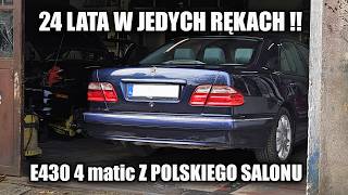 Kupił Okulara V8 za gotówkę w 2000r Mercedes E430 4matic z Polskiego salonu [upl. by Currey]