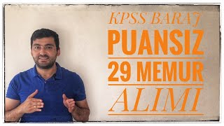 KPSS BARAJ PUANSIZ 29 MEMUR ALIMI TIBBİ SEKRETERLİK ALIMI [upl. by Aivax]