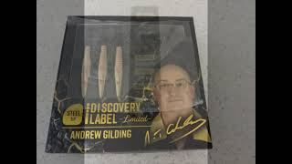 Cosmo Darts Discovery Label Andrew Gilding Limited Edition Set 001  200 [upl. by Vinita665]