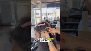 the best tape in remover ✅ hair hairstyle haircare haircut silkpress healthy hairtutorial [upl. by Stulin951]