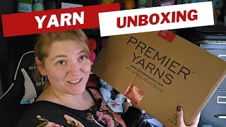 Unboxing the yarn goodness from Premier Yarn [upl. by Secor409]