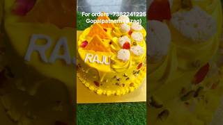 Rasmalai cake made on order 🤗homebakery nopremixs cakesfreshlybaked customisedcakes vizag [upl. by Nurav]