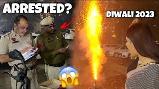 Diwali Pe Bomb Jalaya Or Police Agyi 😱  Diwali Vlog 2023 [upl. by Katya]