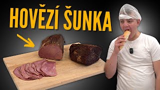 Královna mezi šunkami “HOVĚZÍ ŠUNKA” 🐮Jednoduchý návod kde je potřeba pouze udírna [upl. by Bergren]