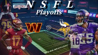 Vikings  Commanders NSFL  Playoffs [upl. by Huxham656]