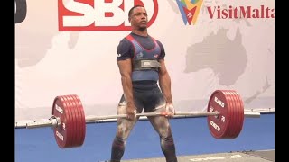 Austin Perkins USA Total World Record 1st Place 836kg Total  74kg Class  IPF Worlds 2024 [upl. by Feilak]