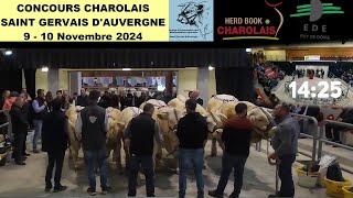 Concours Charolais à St Gervais dAuvergne Remise des prix et discours officiels [upl. by Nurse758]