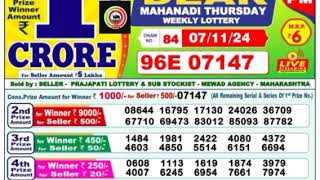 🔴 Nagaland Lottery Live 1pm 7112024 Morning  State Dear Lottery Result [upl. by Ridgley8]