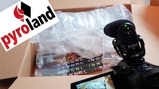 Pyroland Feuerwerk Unboxing im Mai 20182019 [upl. by Armil]