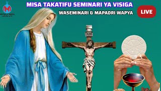 LIVEMISA TAKATIFU YA WASEMINARI VISIGA NA MAPADRI WAPYA KUOMBEA MIITO MITAKATIFU VISIGA SEMINARY [upl. by Elodea]