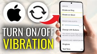 How to Turn ONOFF Vibration on Any iPhone  Full Guide [upl. by Novick]