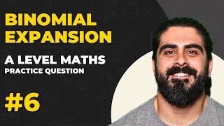 Binomial Expansion Practice Question  A Level Revision [upl. by Zoi908]