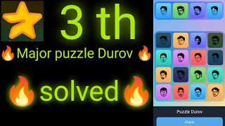 3 November Major puzzle Durov solved today🔥 Major daily combo Card 3 November Major puzzle Durov [upl. by Anyzratak]