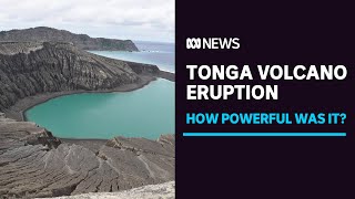 Tongas volcano eruption Most explosive event around Ring of Fire for a long time  ABC News [upl. by Nylrak]