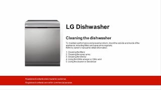 8 Cleaning the dishwasher [upl. by Maybelle945]